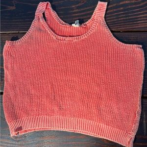 We the Free knit cropped tank top size S